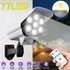 Solar Outdoor Garden Sensor Lamp 77 LED Cool White