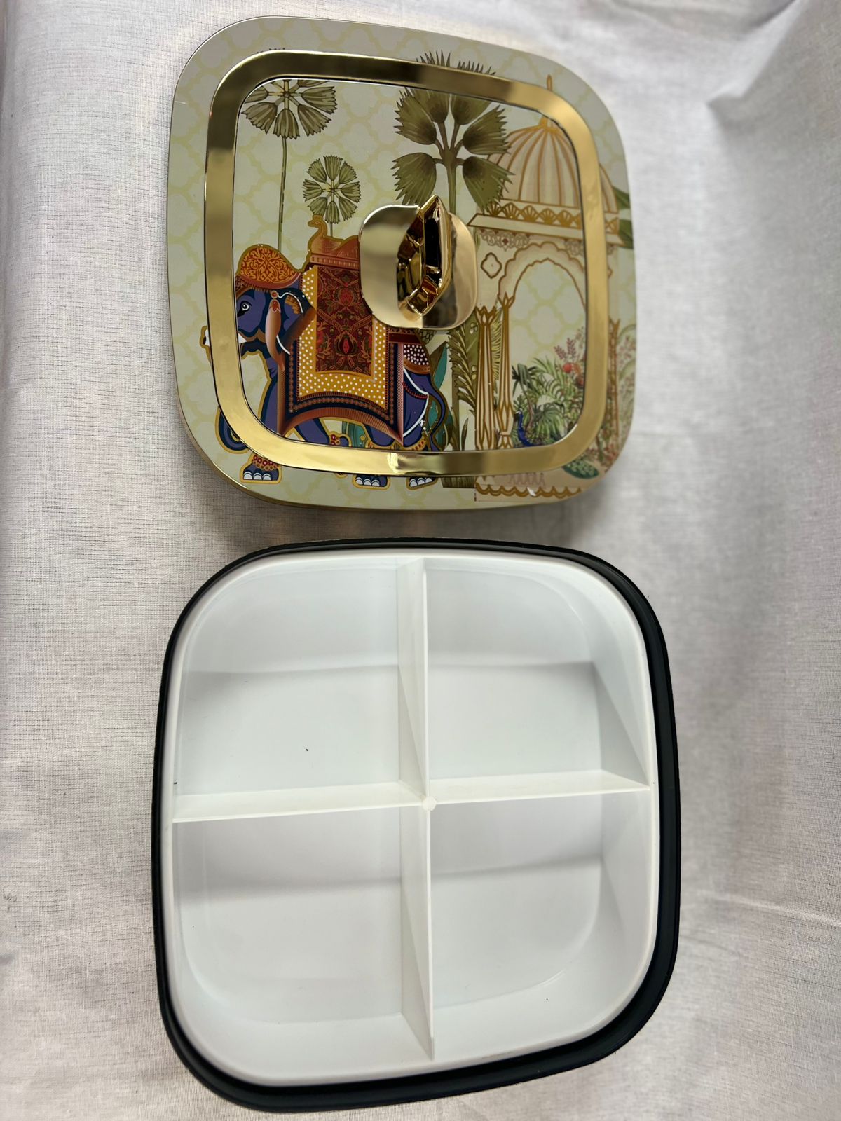 Luxury Peacock-Themed Decorative Storage Box