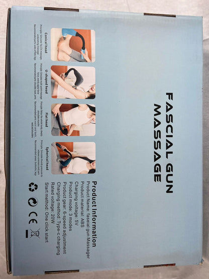 Fascial Gun Deep Tissue Massage Device – Intelligent One-Click Start
