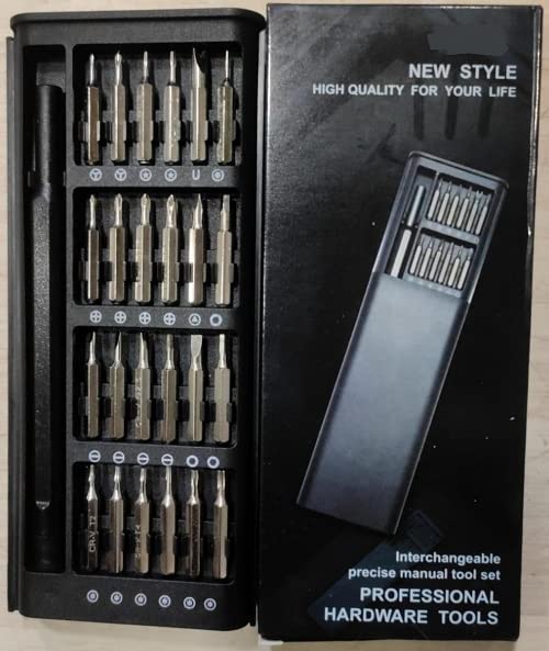 24-in-1 Precision Screwdriver Set with 24 Alloy S2 Steel Bits,Repair Tool Kit for Laptop,Smartphone,iPhone,Camera, Electronics Devices etc