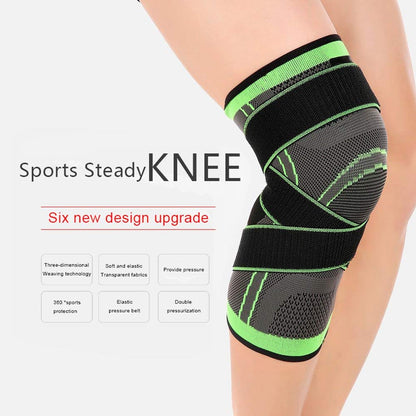 GymWar Knee Support for Joint Pain and Arthritis Relief, Improved Circulation Compression - Free Size - Single