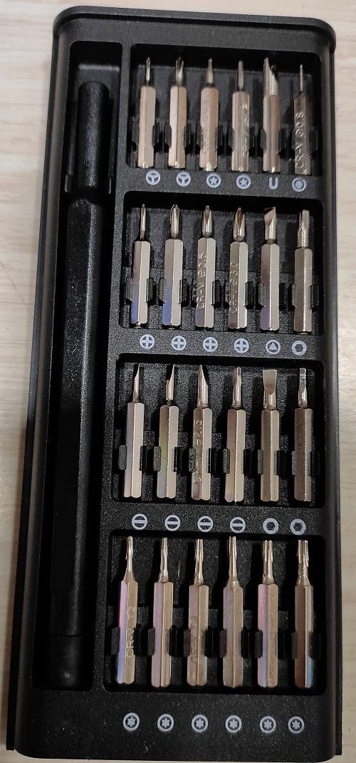 24-in-1 Precision Screwdriver Set with 24 Alloy S2 Steel Bits,Repair Tool Kit for Laptop,Smartphone,iPhone,Camera, Electronics Devices etc