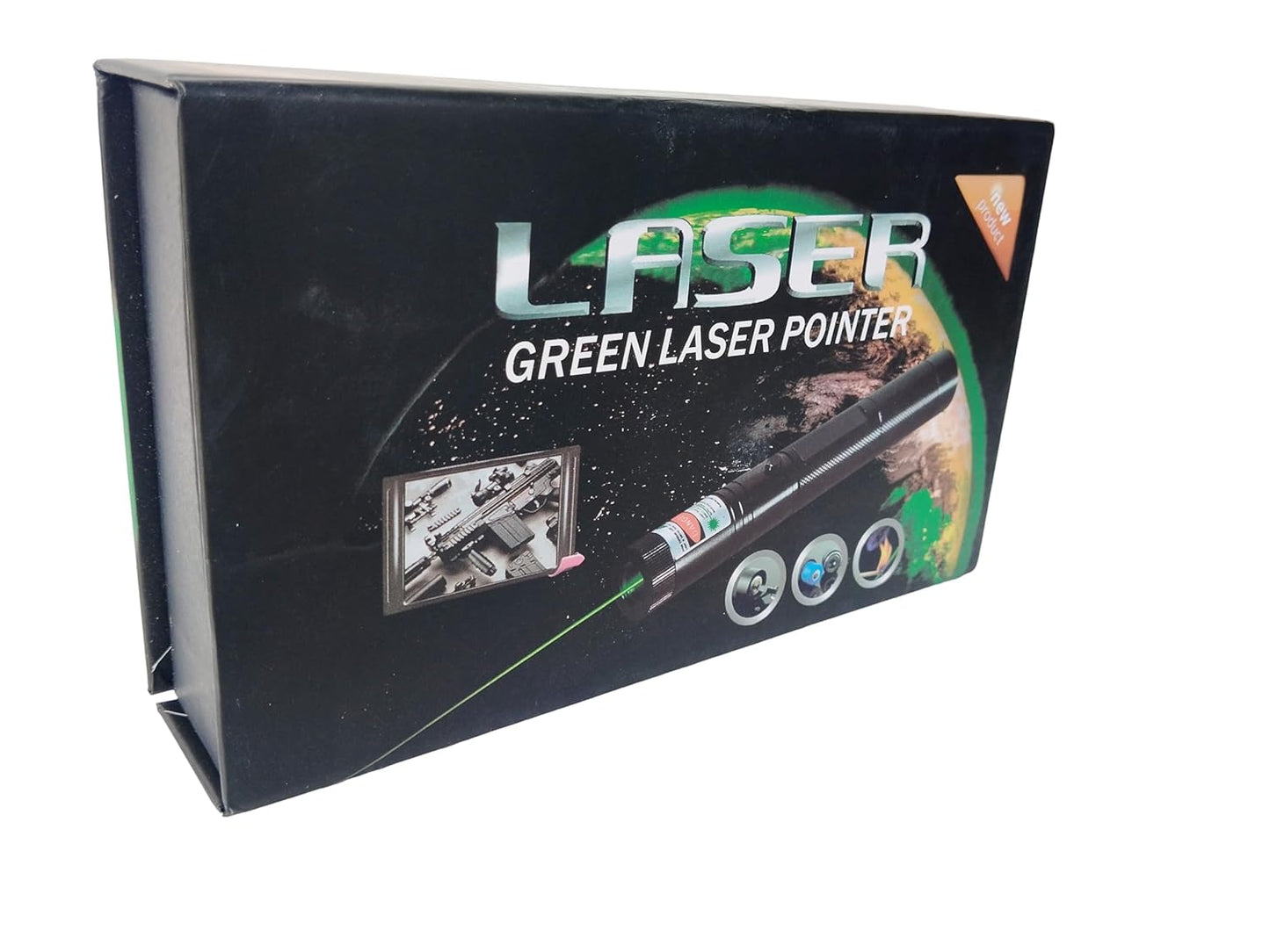 Multi purpose Laser Light Powerful 1000MW Rechargeable Green Laser Pointer Pen for Kids to Play, 2000 Metres Laser Pointer High Power Pen (big laser light)