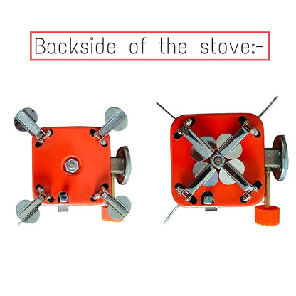 Portable Gas Stove For Outdoor Camping, Hiking, Mini gas stove,Stainless Steel Cylinder, Folding Furnace, Camping Equipment, Travel accessories, Gastove With Pouch