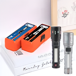 5 Modes Flashlight, Super Bright 80W LED Light Torch  (Silver, 14 cm, Rechargeable)