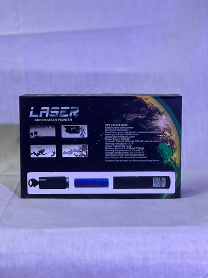 Multi purpose Laser Light Powerful 1000MW Rechargeable Green Laser Pointer Pen for Kids to Play, 2000 Metres Laser Pointer High Power Pen (big laser light)