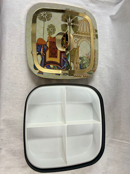Luxury Peacock-Themed Decorative Storage Box