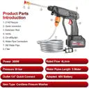 Electric Car Power Washer Gun With Accessories Pressure Washer
