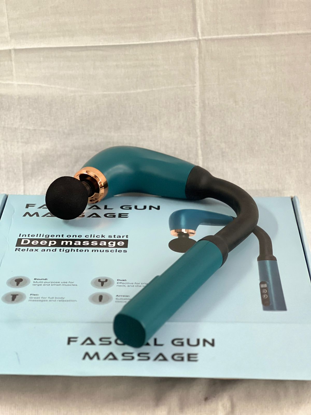 Fascial Gun Deep Tissue Massage Device – Intelligent One-Click Start