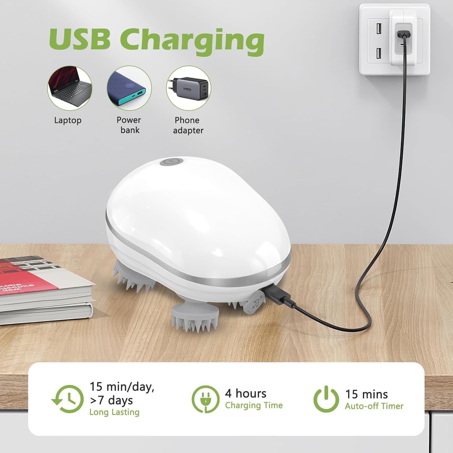 Easy mart's Head Massager For Scalp, Scalp Massage, Electric Scalp Massager, Hair Massager For Hair Growth, Body Massager