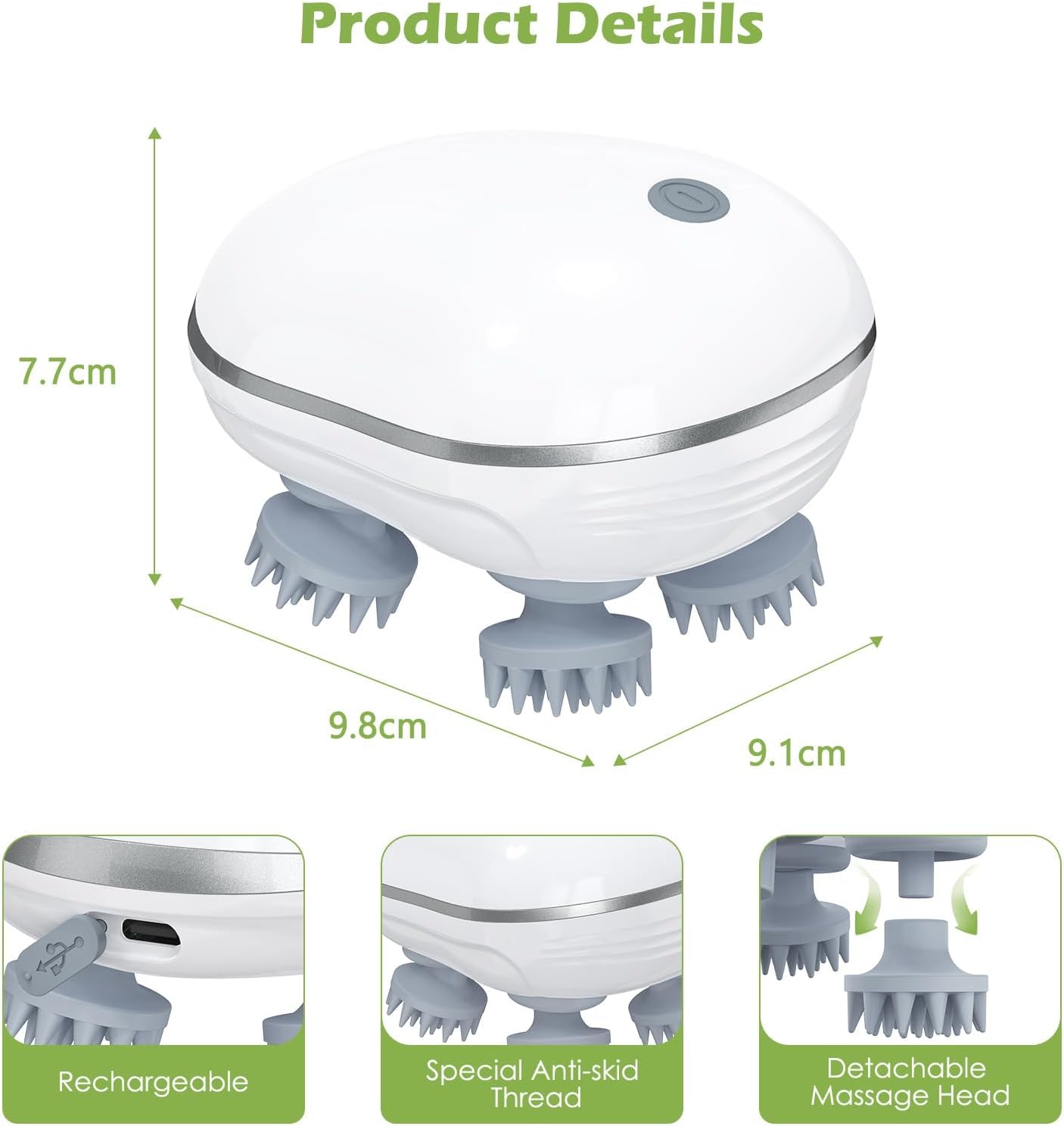 Easy mart's Head Massager For Scalp, Scalp Massage, Electric Scalp Massager, Hair Massager For Hair Growth, Body Massager