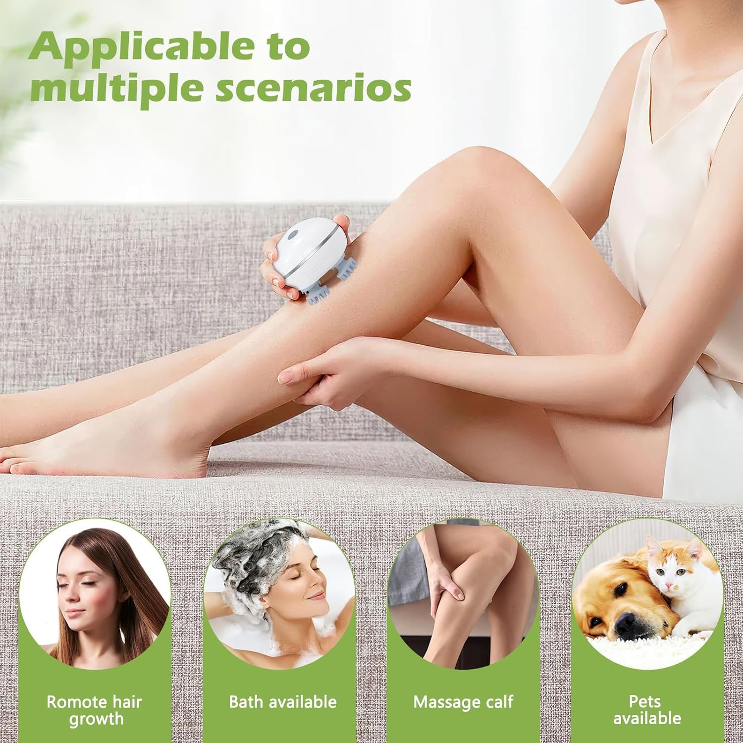 Easy mart's Head Massager For Scalp, Scalp Massage, Electric Scalp Massager, Hair Massager For Hair Growth, Body Massager