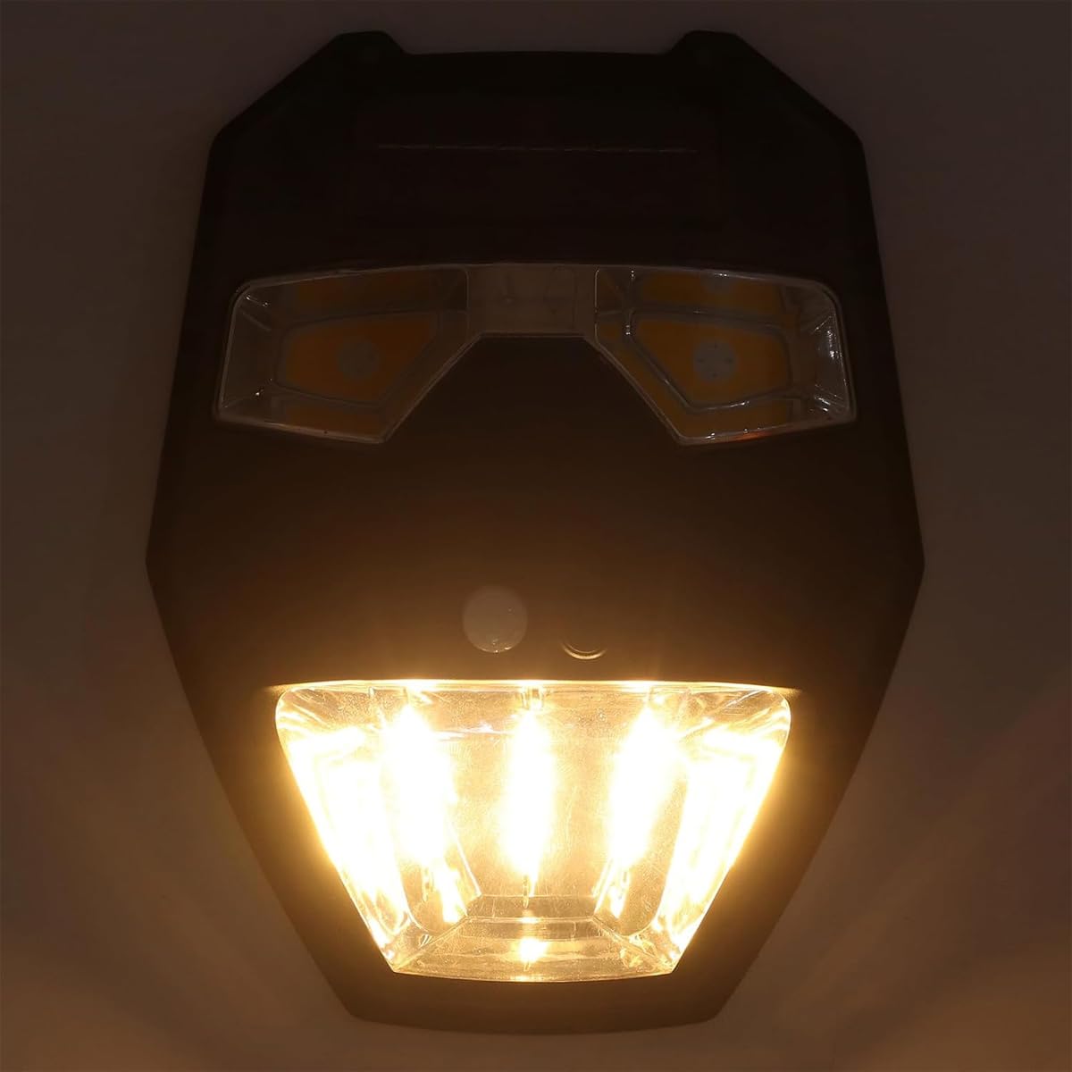 Easy mart’s Solar Induction Wall Lights, Solar Induction Wall Lights, Motion Sensor Warning Light, 5 Modes Security Light with Mount, Lighting Fixture