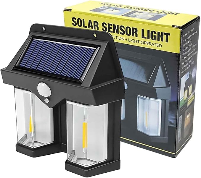 Easy mart's Solar Sensor Light, Motion Light-Operated, Outdoor Waterproof Wall Lamp
