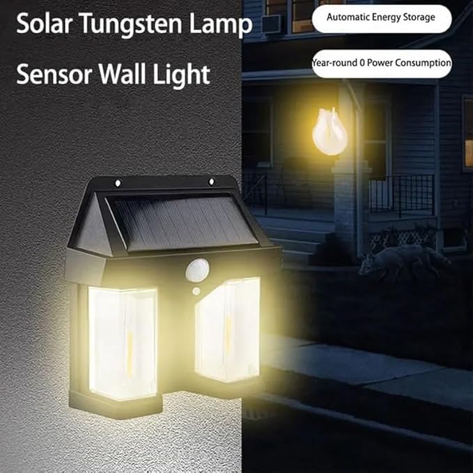 Easy mart's Solar Sensor Light, Motion Light-Operated, Outdoor Waterproof Wall Lamp